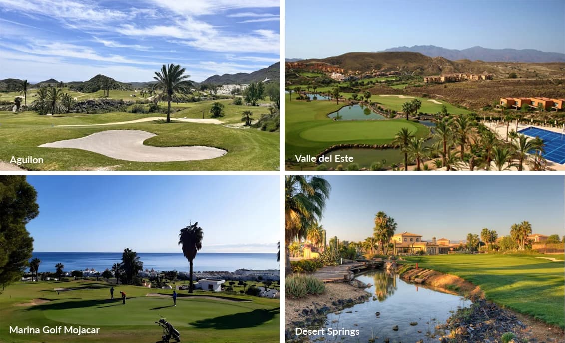 The Golf Courses in Pulpí